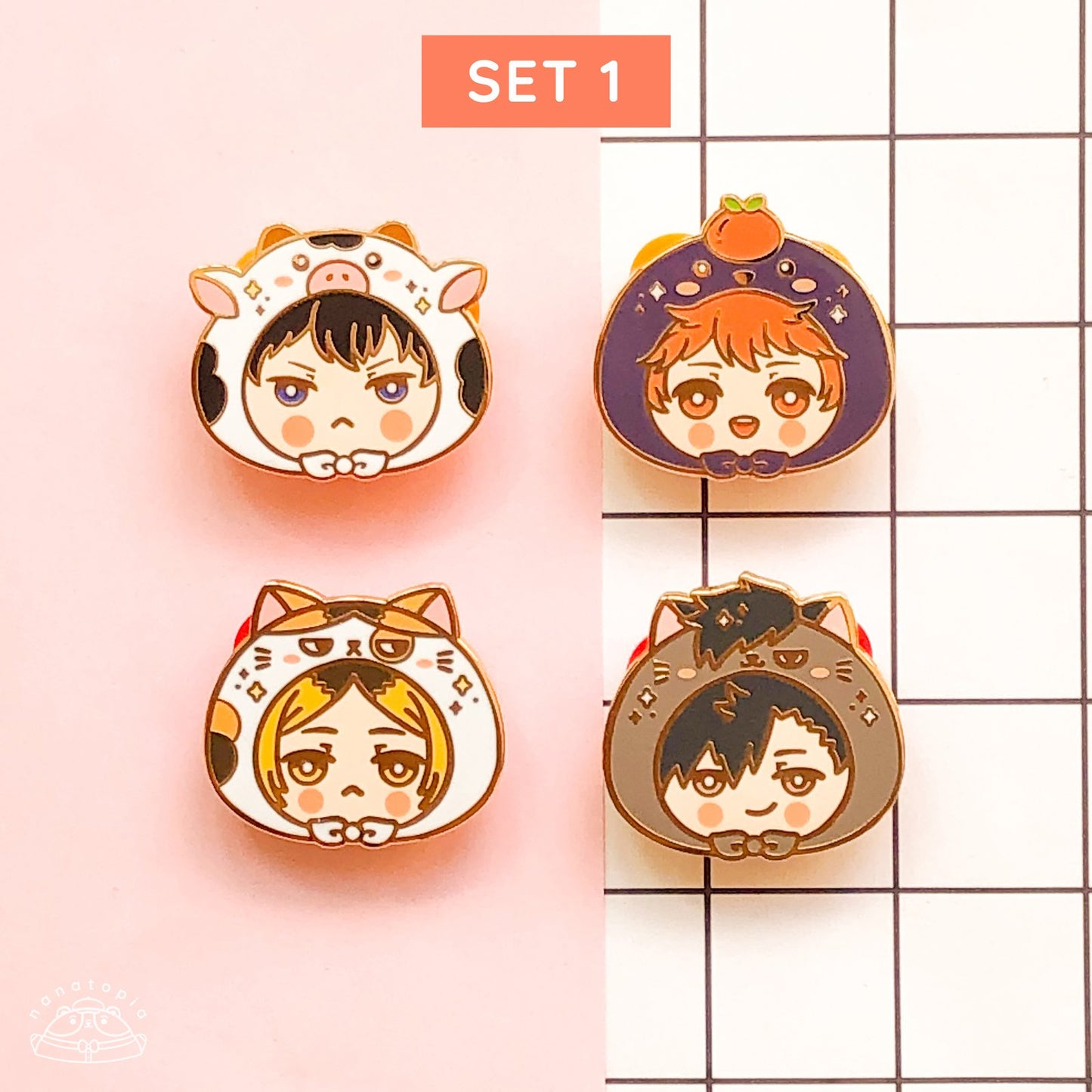 Haikyuu Enamel Pins