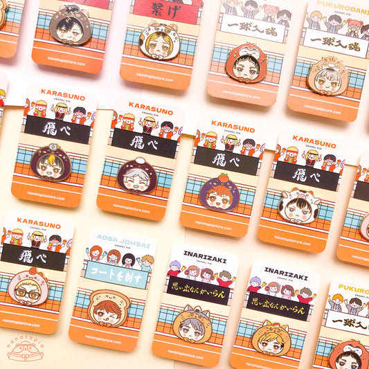 Haikyuu Enamel Pins