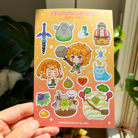 TOTK Sticker Sheet