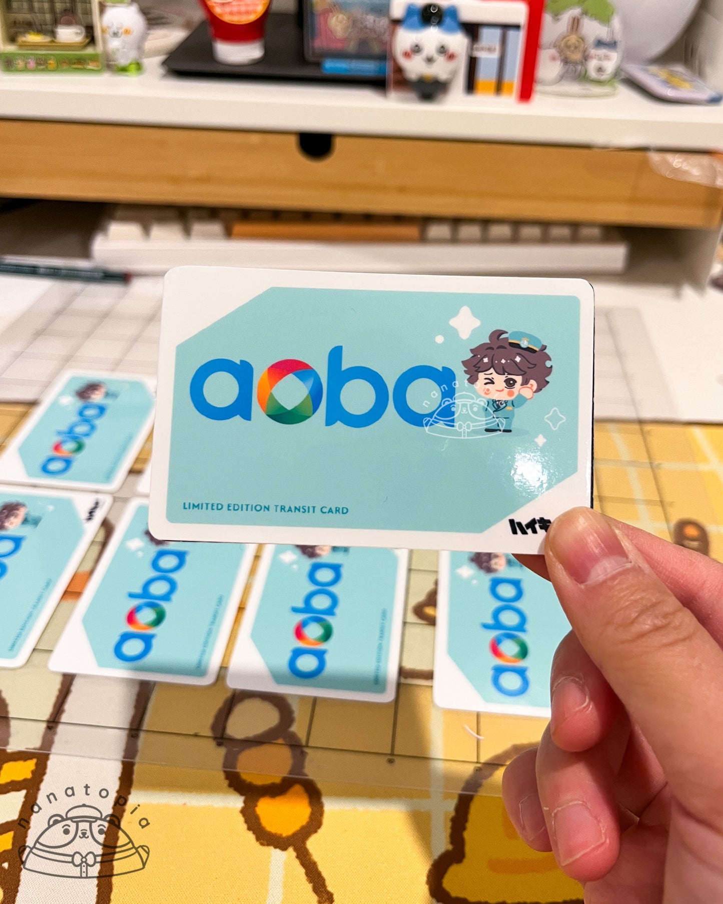 HQ! Aoba Card Cover Sticker