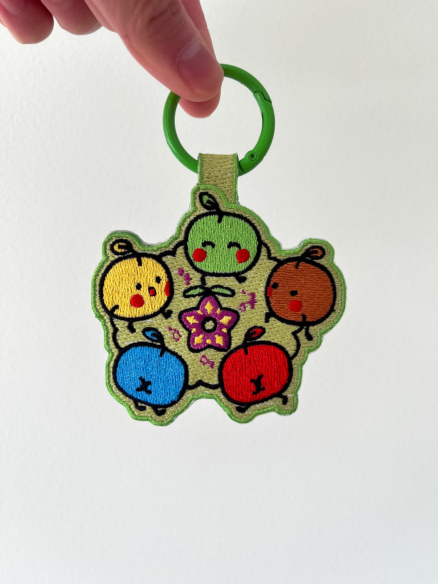 Stardew Valley Embroidered Keychain