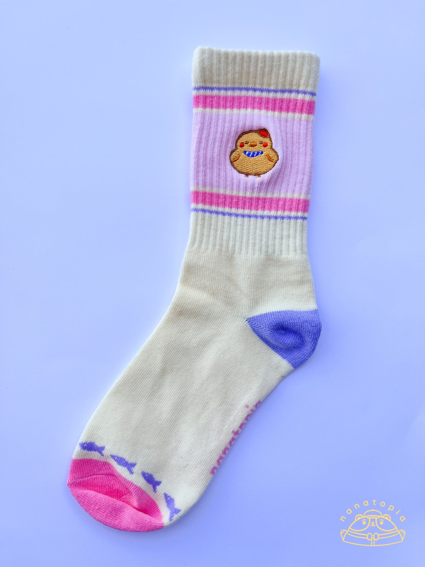 LADS Embroidered Crew Socks