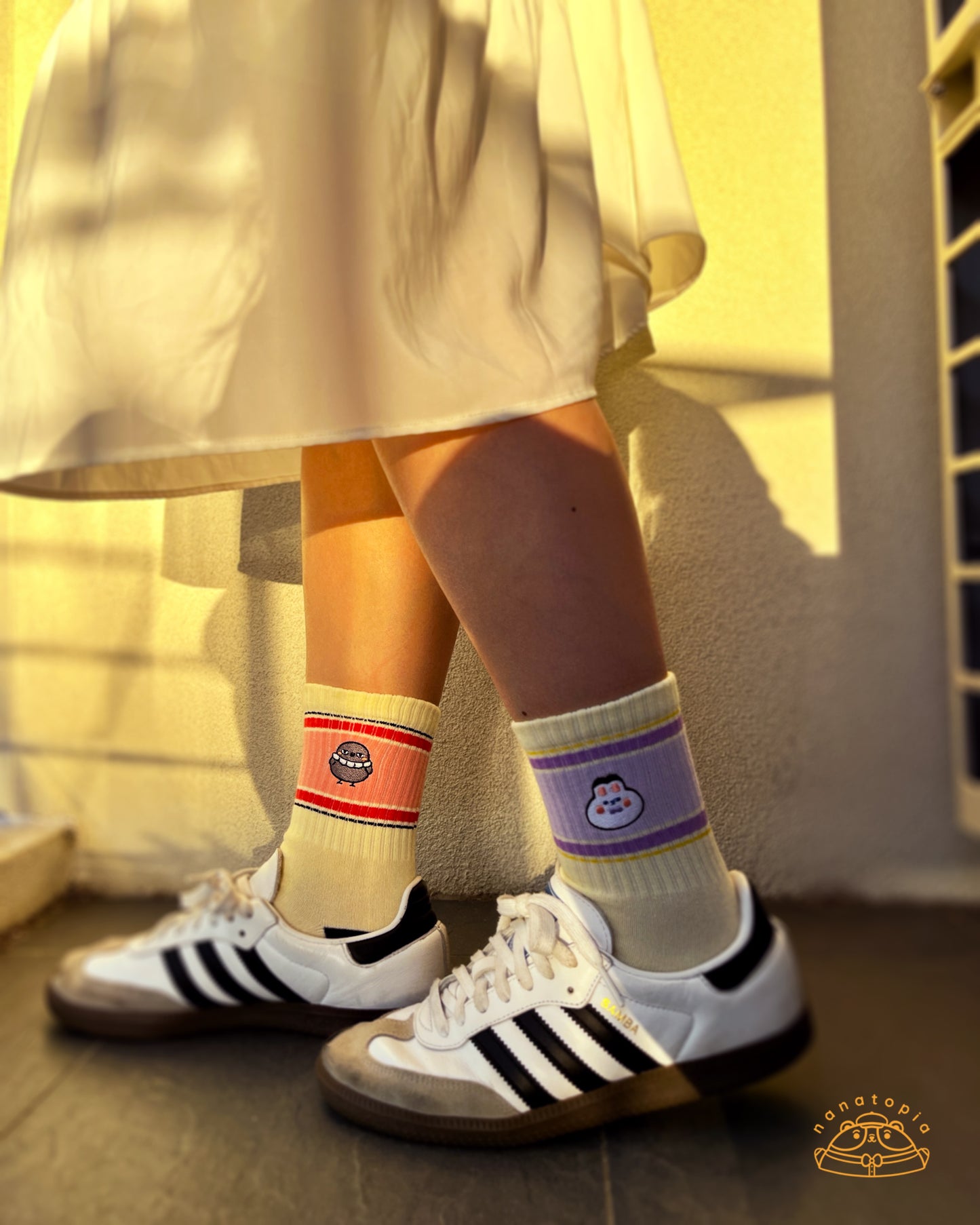 LADS Embroidered Crew Socks