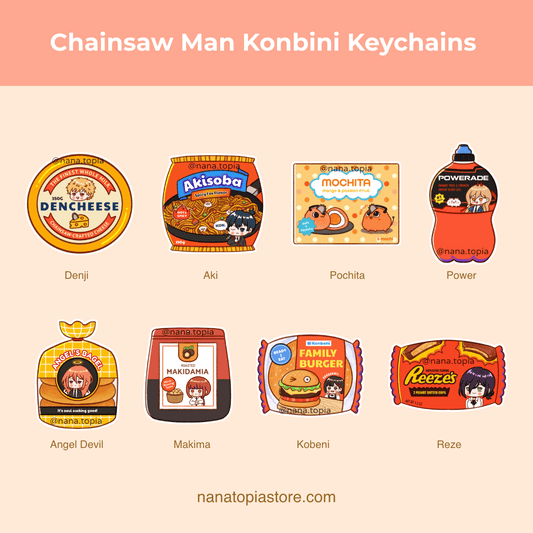 C S M x Konbini Acrylic Charms