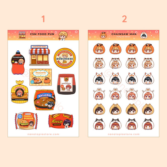 C S M Sticker Sheet