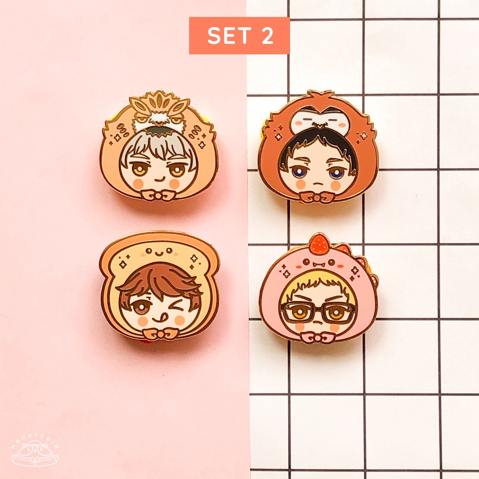 Haikyuu Enamel Pins