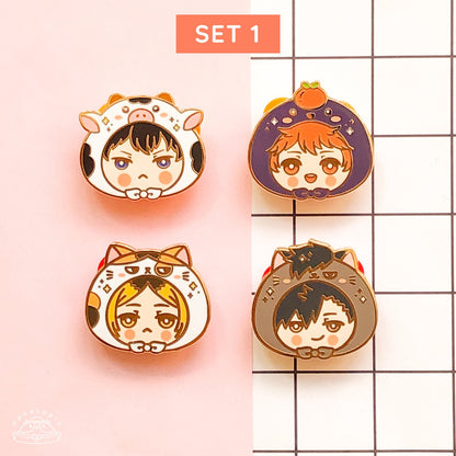Haikyuu Enamel Pins