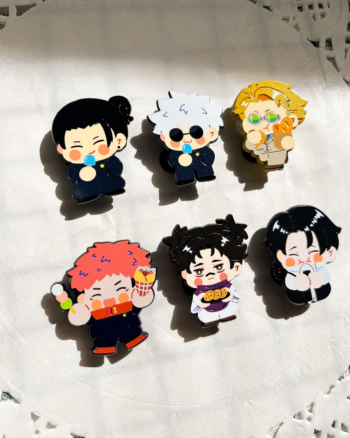 JJK Dyed Metal Enamel Pins