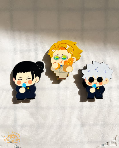 JJK Dyed Metal Enamel Pins
