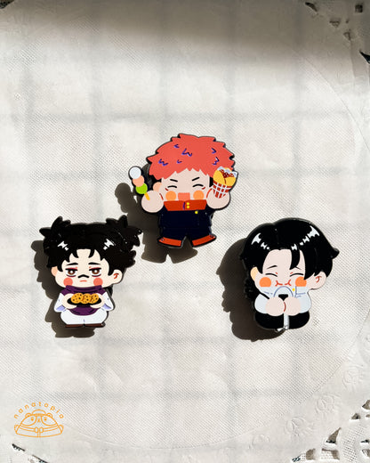 JJK Dyed Metal Enamel Pins