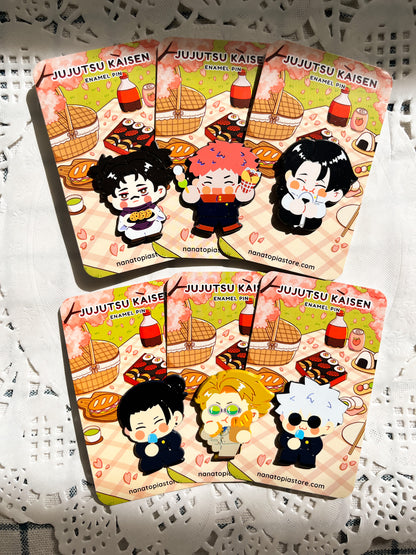 JJK Dyed Metal Enamel Pins