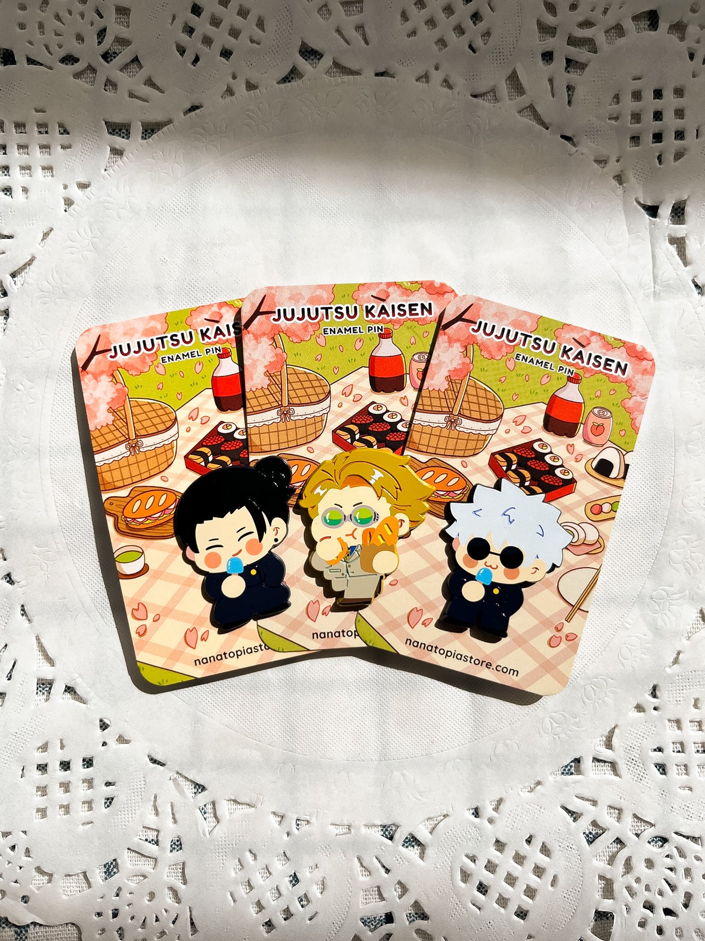 JJK Dyed Metal Enamel Pins