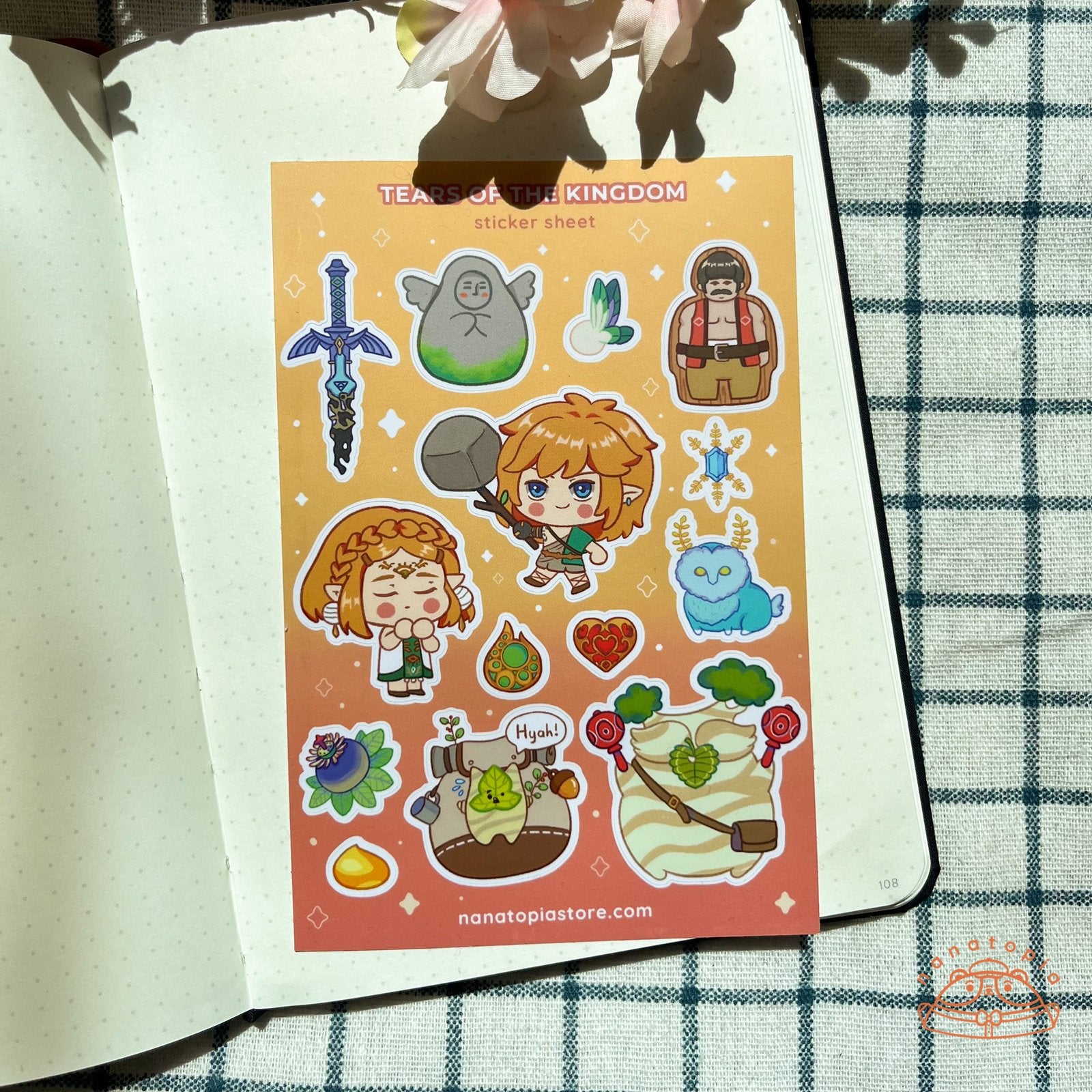 TOTK Sticker Sheet