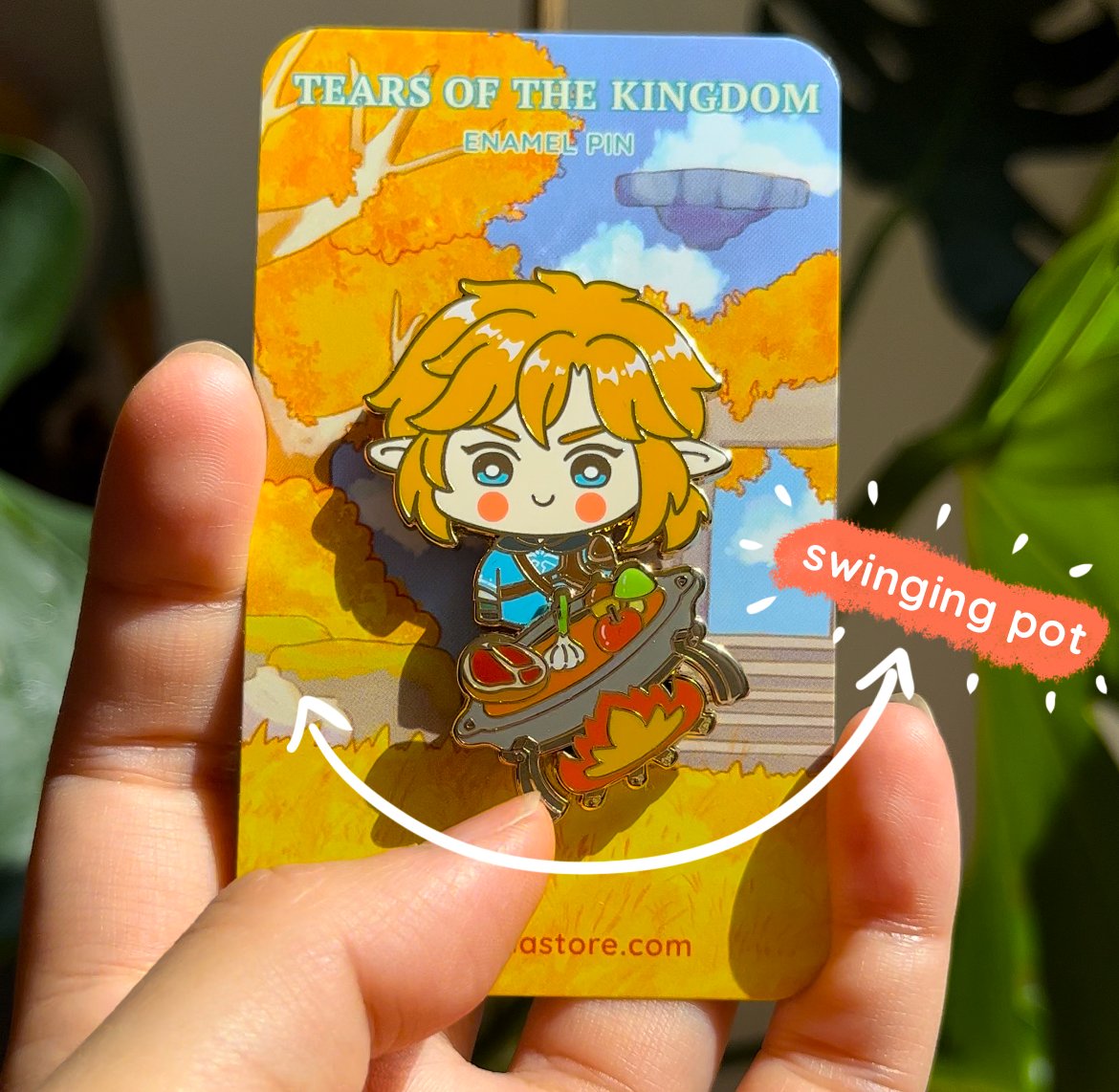 TOTK Enamel Pins | Link Cooking Pot | Koroket 