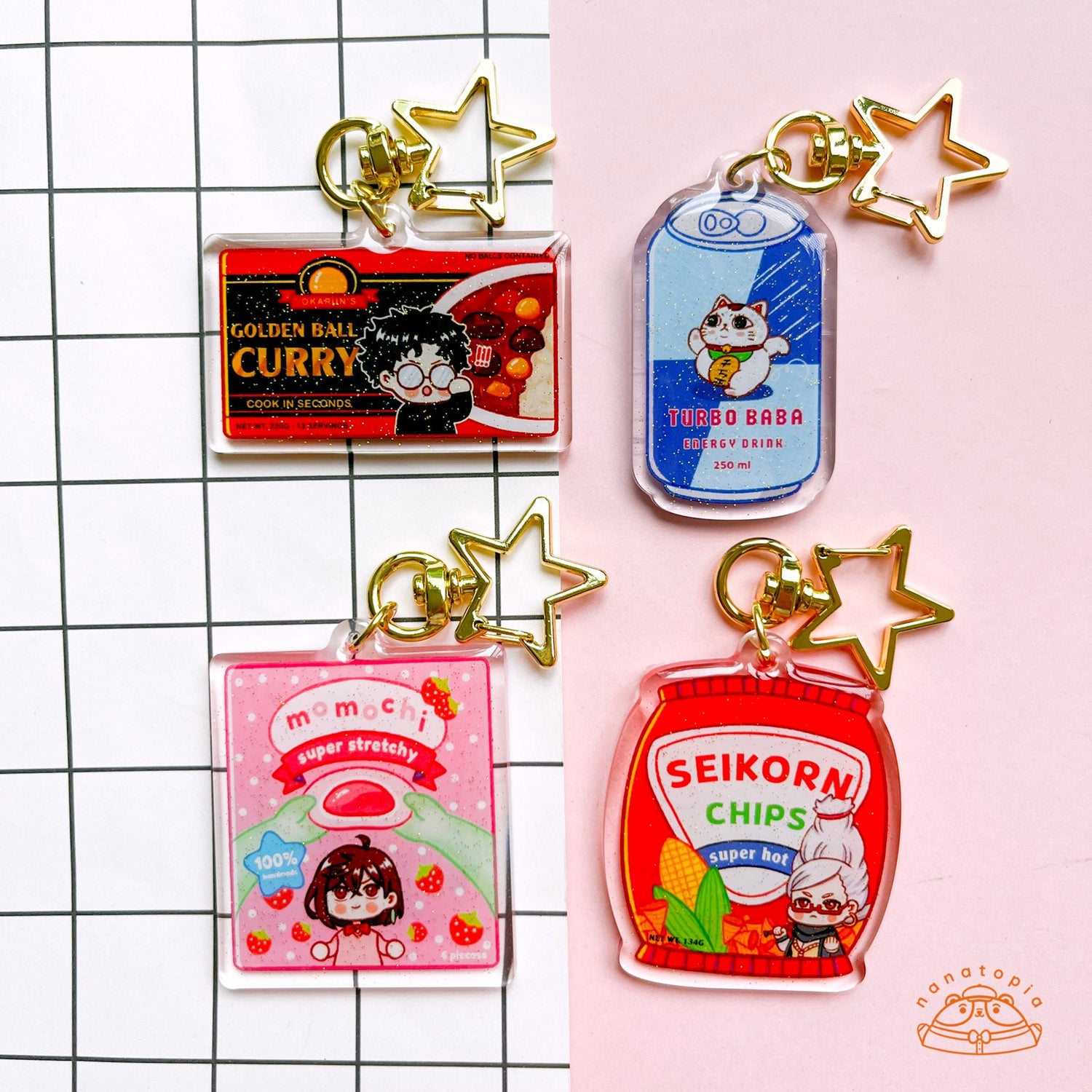 Alien Ghost x Konbini Acrylic Charms