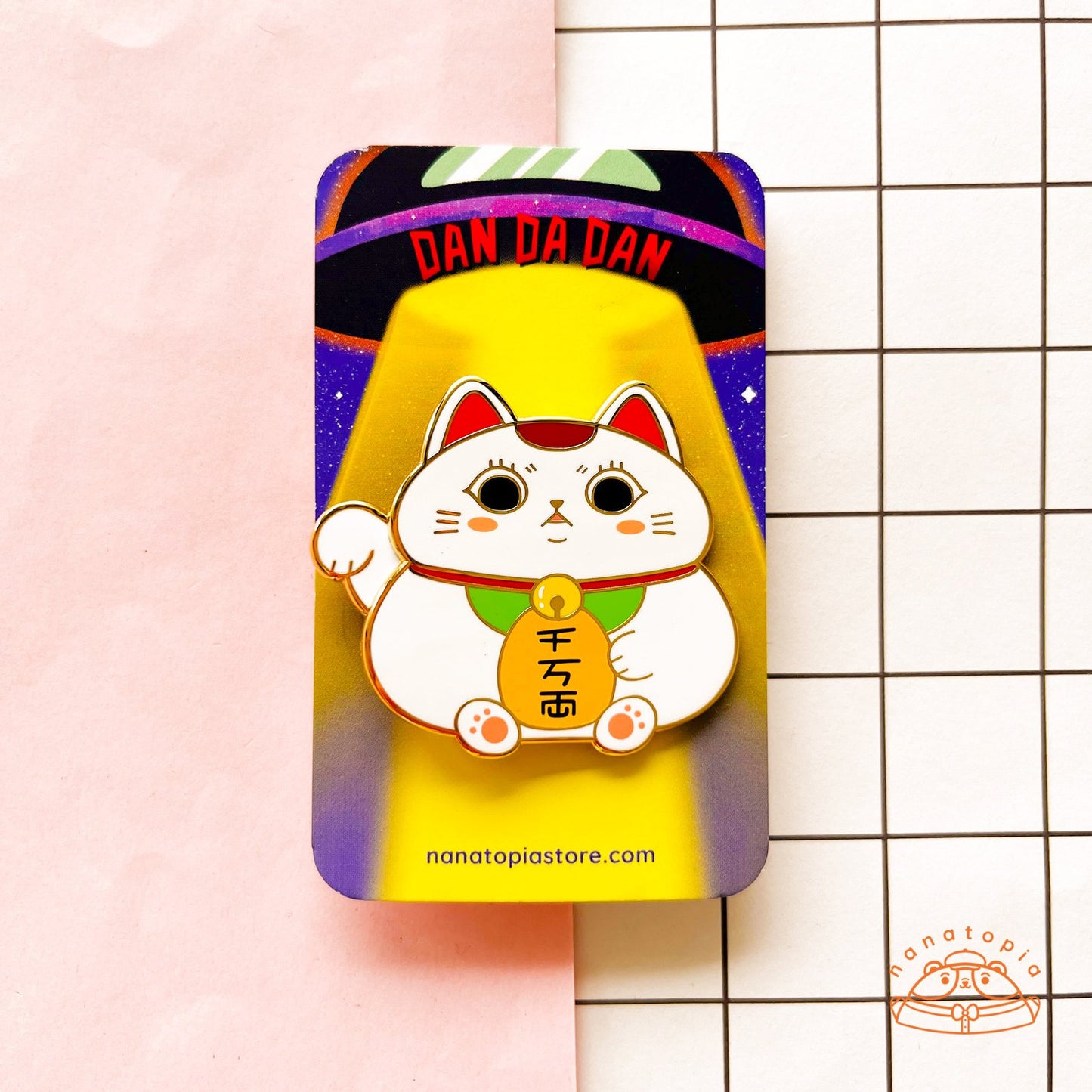 Turbo Cat Enamel Pin