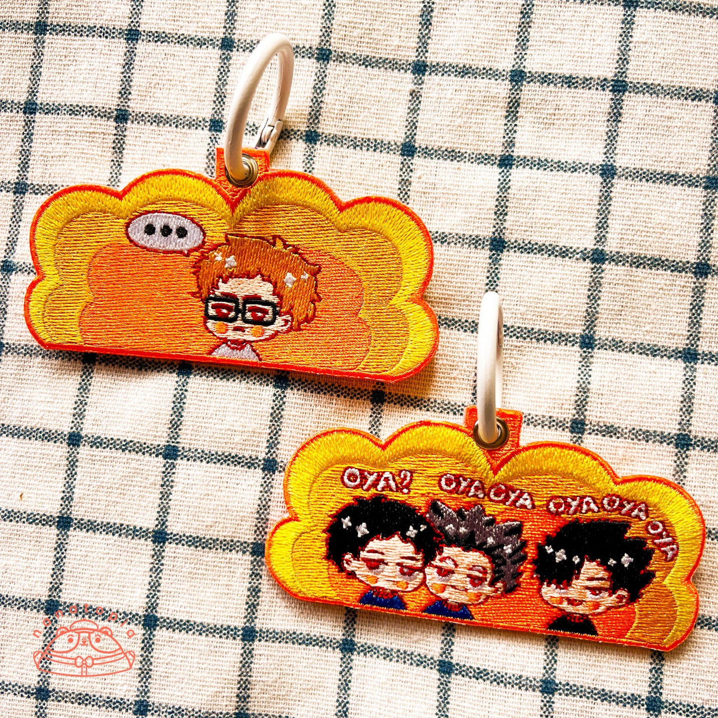 HQ! Embroidered Keychain