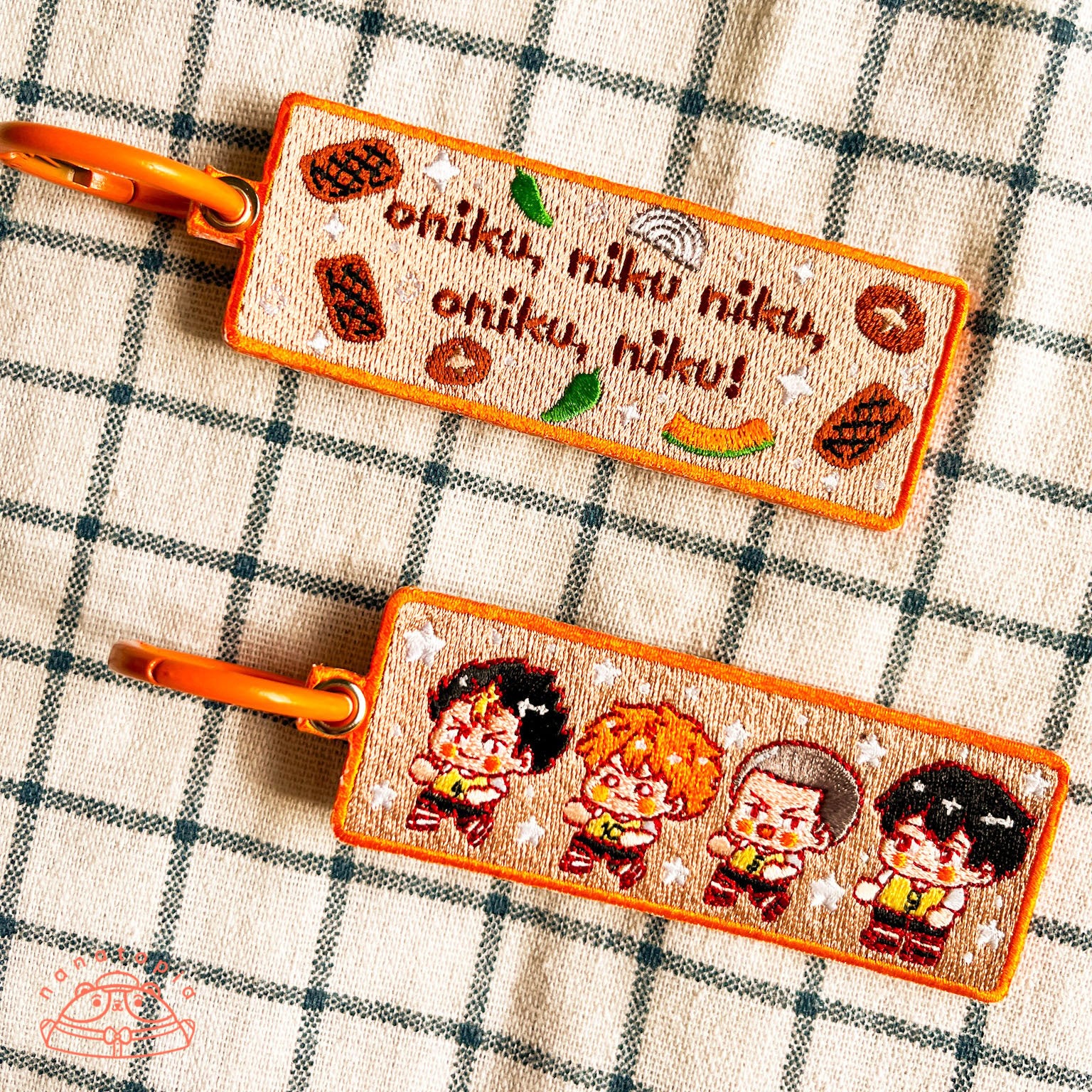 HQ! Embroidered Keychain