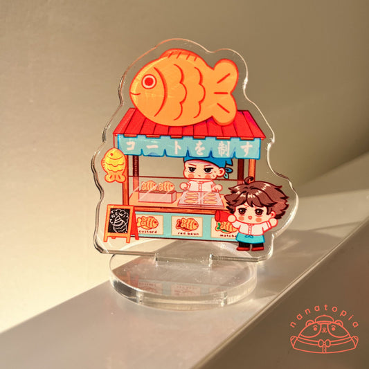 Aoba Johsai Taiyaki Stall Standee