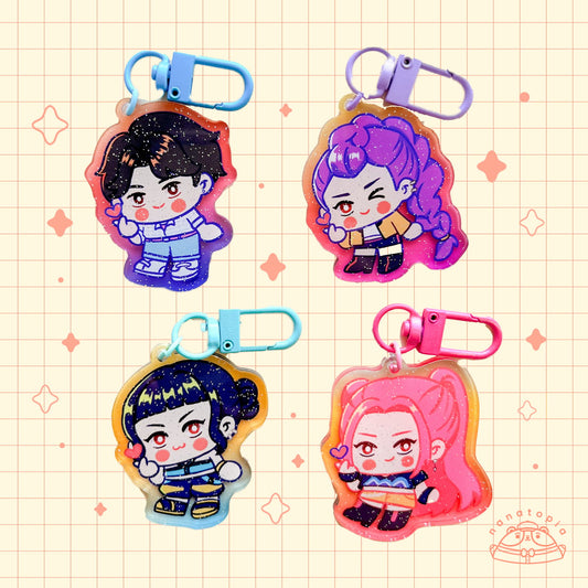 Kpop Acrylic Charms