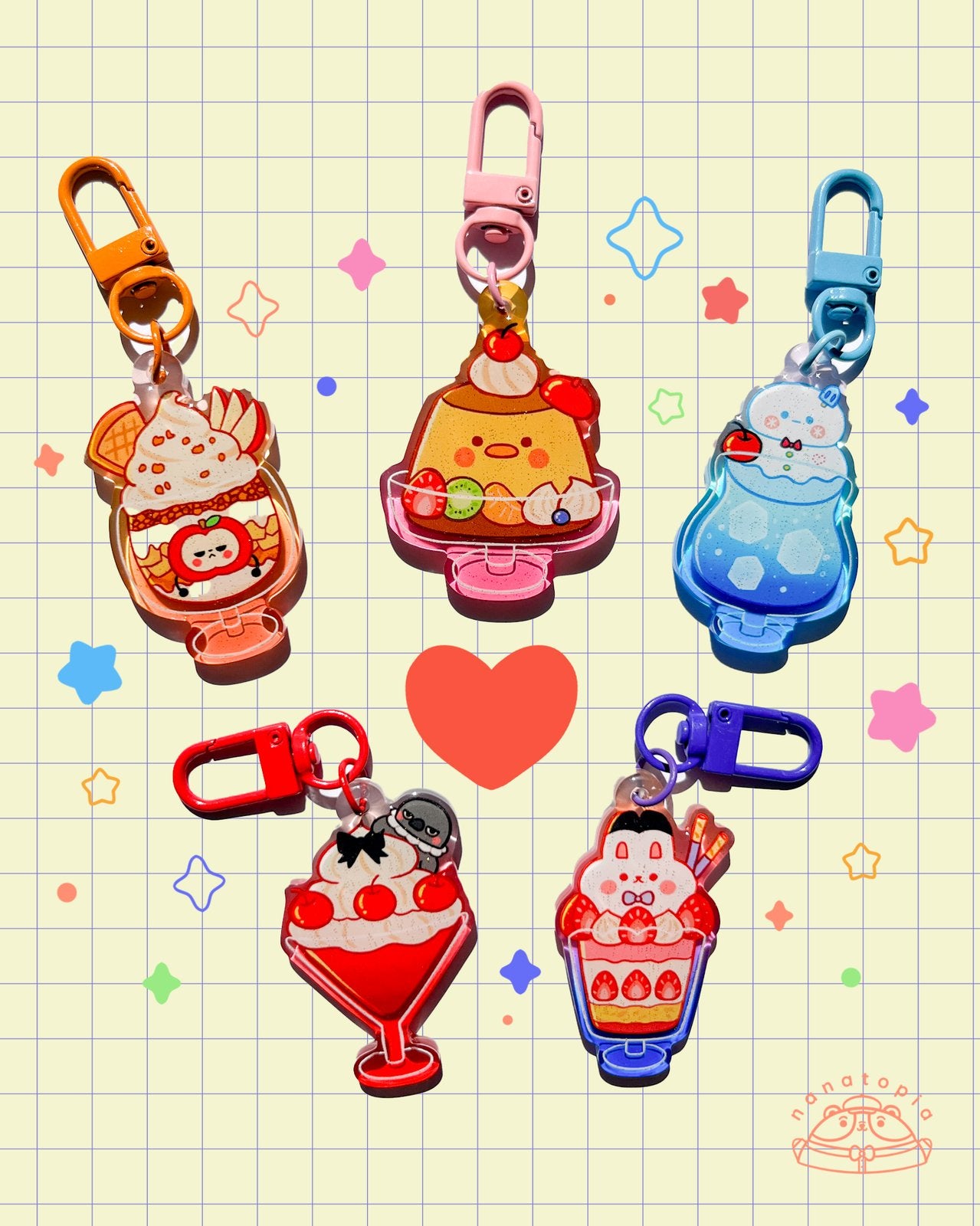 LADS Dessert Charms