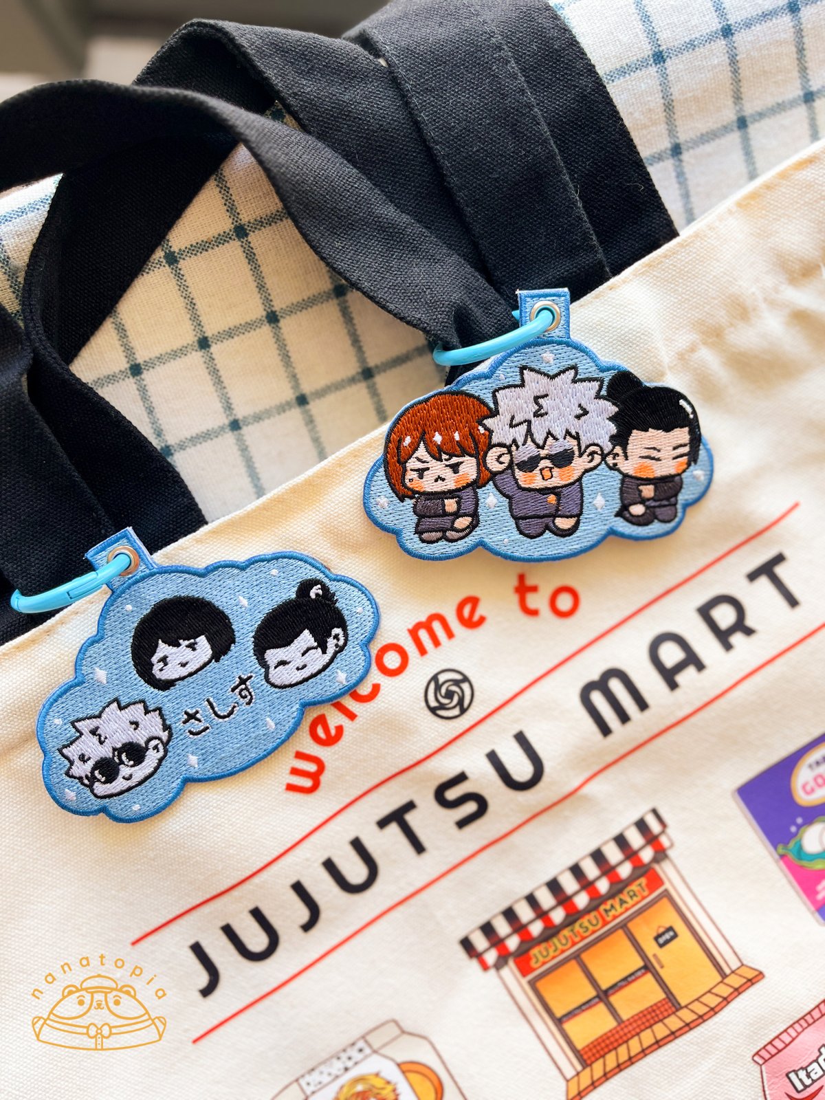 JJK Embroidered Keychain