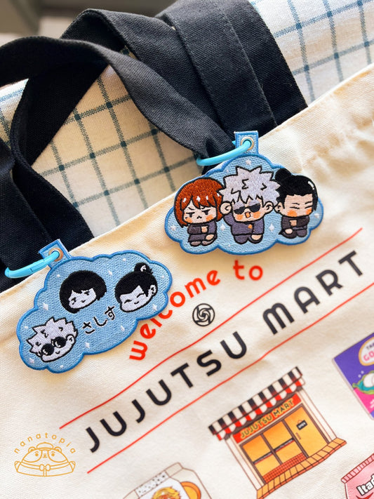 JJK Embroidered Keychain