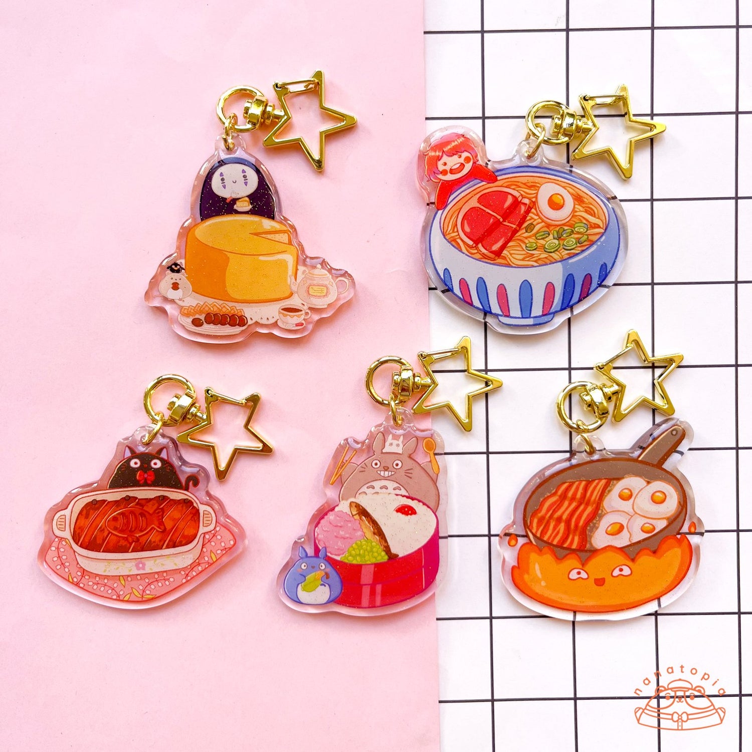 Studio Food Acrylic Charms