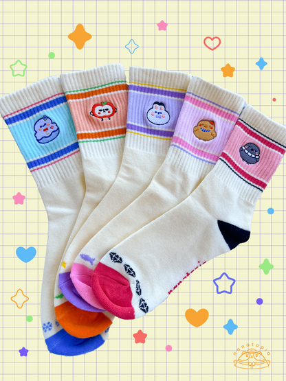 LADS Embroidered Crew Socks