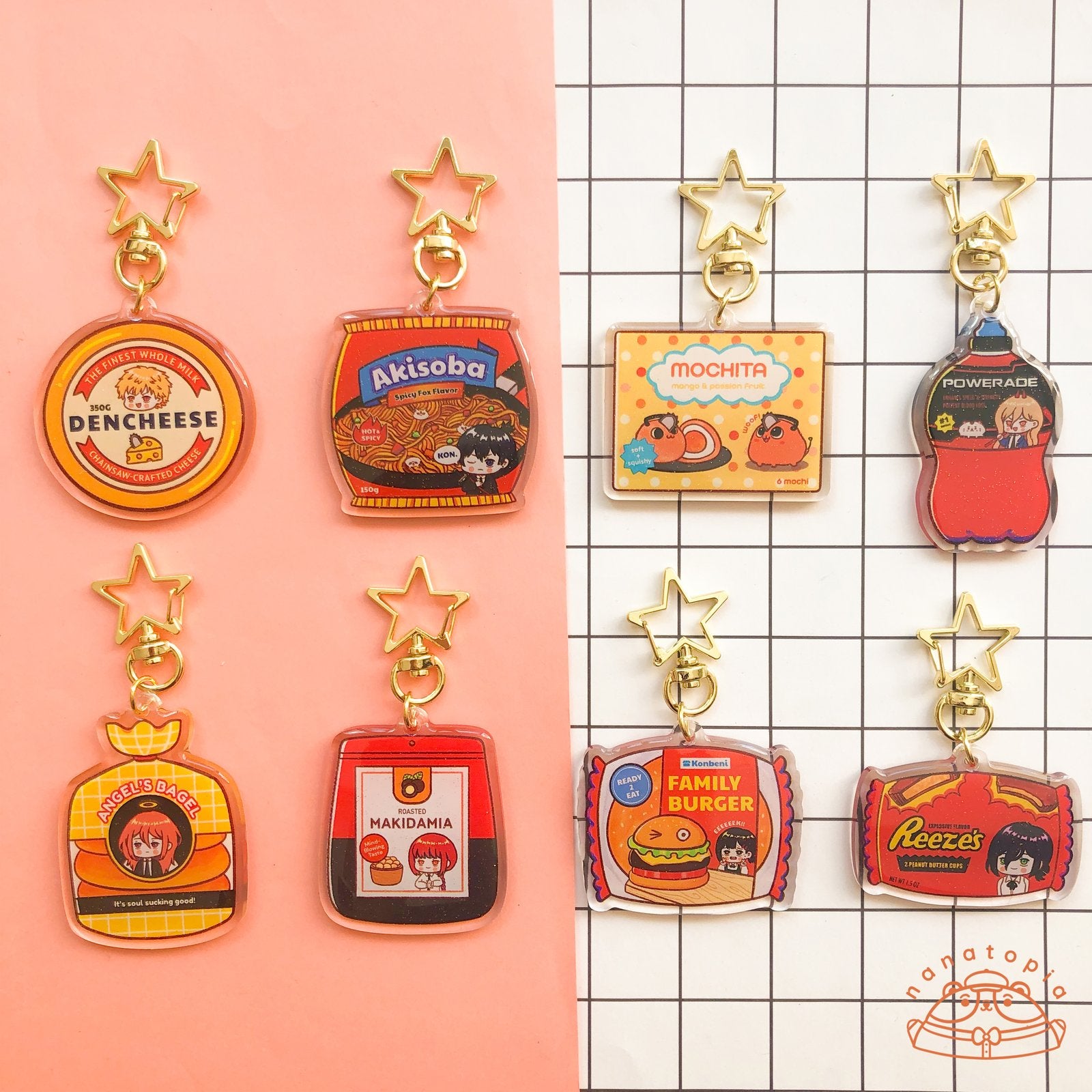 C S M x Konbini Acrylic Charms