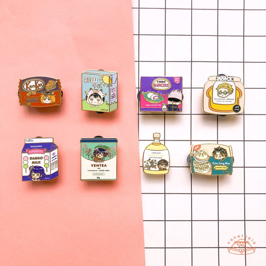 Konbini Snacks Enamel Pins