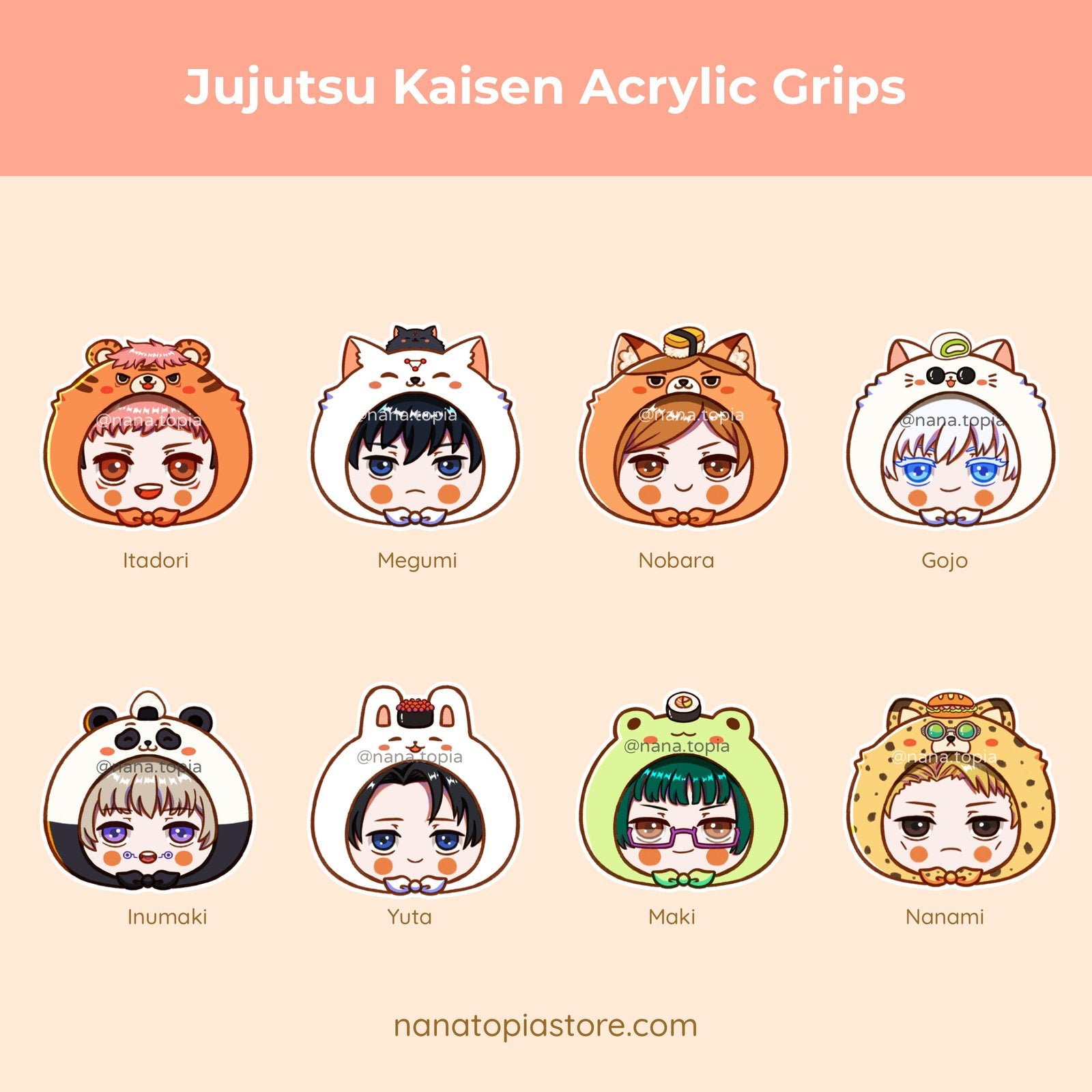 JJK Acrylic Grips