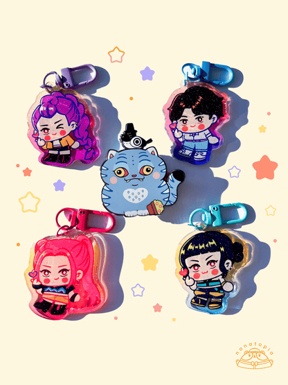 Kpop Acrylic Charms